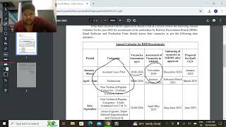 Railway Annual Calendar 2025  RRB official Exam Calender out ytshorts rrb shorts viralvideo [upl. by Ebag]