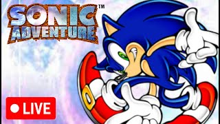 Playing Sonic adventure  Live [upl. by Yaffit932]