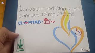 CLOPITABCV 10  CLOPITAB CV Capsules  Atorvastatin and Clopidogrel Capsules  CLOPITAB CV 10mg Cap [upl. by Kasevich999]