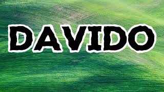 Davido  KANTE Lyrics Video 3ontrendingformusic davido Fave timeless kante [upl. by Sennahoj]