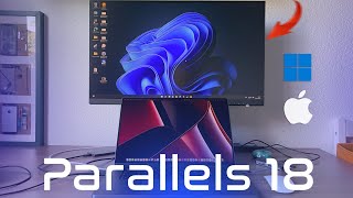 Parallels Desktop 18  Test and Review Better Performance Get Windows on M2M1 M1 Pro MacBook [upl. by Hgiellek]