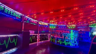 Percival’s Waltzer On ride Nottingham Goose fair 2023 [upl. by Anisor673]