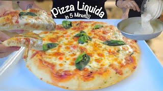 PIZZA LIQUIDA in 5 MINUTI facilissima basta un cucchiaio [upl. by Isia]