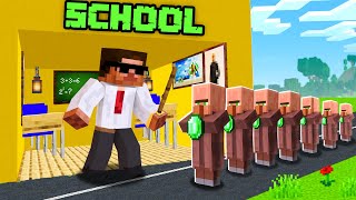 Minecraft but I Open a Epic School [upl. by Luthanen]