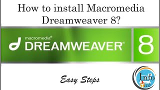 Macromedia Dreamweaver 8 Installation Process [upl. by Nollek]