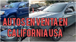 venta de Autos usados en California USA [upl. by Atilrac]