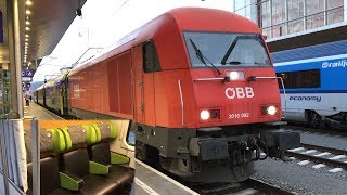 IC 317 Rába Graz HbfSzombathely Budapest der ÖBB GYSEV mit ER20Vectron Vorstellung Mitfahrt [upl. by Adianez909]