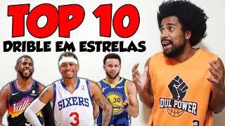 TOP 10 ESTRELAS DA NBA TOMANDO CROSSOVERS DESCONCERTANTES [upl. by Teodoor]