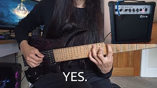 This is how I play Modern metal with a beginners 30 amp [upl. by Tiernan485]