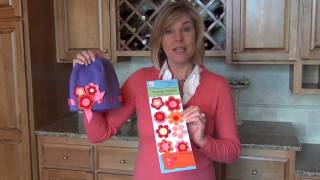 June Tailor Flower Power Fleece Decorations Demonstration Videomp4 [upl. by Cooley]