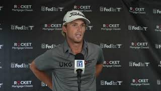 Will Zalatoris Thursday Flash Interview 2024 Rocket Mortgage Classic [upl. by Foskett207]