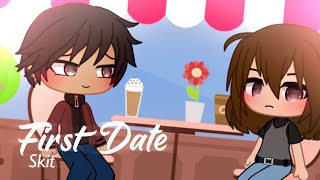 First Date  Voiced  Animated Gacha Club Skit [upl. by Sherrill474]