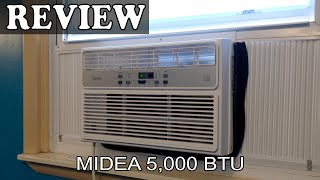 MIDEA 5000 BTU EasyCool Window Air Conditioner  Review 2022 [upl. by Ahsratan533]