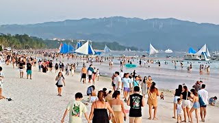 Look This is BORACAY White Beach on March 30 2024  Black Saturday Daming Tao [upl. by Yecniuq]