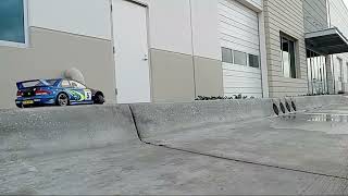 Tamiya TT02 Rwd Freestyle Drifting In Parking Lot [upl. by Laersi]