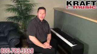 Kraft Music  Yamaha P95 Digital Piano Demo [upl. by Rasecoiluj]