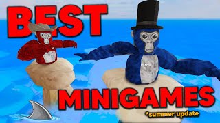 Best NEW Minigames In Gorilla Tag SUMMER UPDATE [upl. by Nylhtiak]