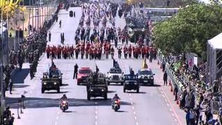 Desfile de 7 de setembro comemora 192 anos de Independência do país [upl. by Solhcin684]