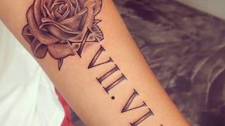 Los mejores tatuajes de numeros romanos y su significado [upl. by Bellamy]