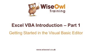 Excel VBA Introduction Part 1  Getting Started in the VB Editor [upl. by Lehcyar201]