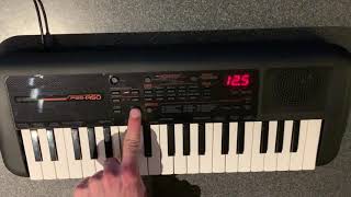 Yamaha PSS A50  Jazz Multi Track [upl. by Celtic]