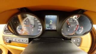 Maserati Quattroporte 42 V8 acceleration 0170 kmh [upl. by Plath]