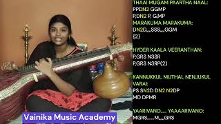 Shalala Song Veena Tutorials  Ghilli  Vidhyasagar  Thalapathy Thrisha Swaram For Shalala Song [upl. by Couchman]