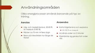 Föreläsning Energiprocesser E nivå [upl. by Tatianna936]