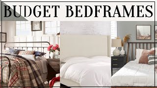 Top 5 Affordable Bed Frames  Upholstered Beds Wood Beds and Metal Beds [upl. by Reece570]