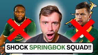 Springboks name their squad for the Rugby World Cup [upl. by Ellenahc]