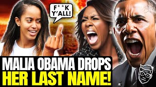 SHOCK Obamas Daughter DROPS Her Last Name  Why  The View Hosts MELT DOWN Over Malia Criticism [upl. by Leidba]