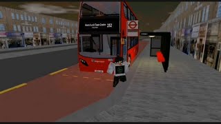 Route Visual  252  Colliers Wood  Hornchurch  Roblox East London Bus Simulator [upl. by Freddie]