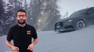 Audi RS6 sale e scende davvero dalle piste da sci [upl. by Yesdnyl]