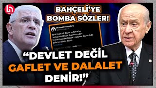 Dervişoğlundan Öcalana çağrı yapan Bahçeliye zehir zemberek sözler quotGaflet ve dalalet denirquot [upl. by Leihcar]