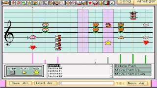 The full Star Wars Cantina on Mario Paint Composer 20 [upl. by Ruvolo]