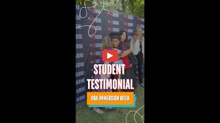 DBA Immersion Week Spotlight [upl. by Lyrahs]