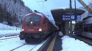 Arrivi e partenze a Brennero  Ankünfte und Abfahrten nach Brenner [upl. by Tdnerb700]