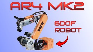 AR4 MK2 6 DOF ROBOT ARM  DIY 6 axis robot kit  Arduino controller with Python program interface [upl. by Kobylak]