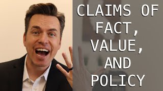 Claims of Fact Value and Policy  COMMUNICATION STUDIES [upl. by Elbart]