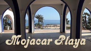 Mojacar Playa Walking on playa amp paseo between the Red Cross amp Stables roundabouts 20190311 [upl. by Buford]