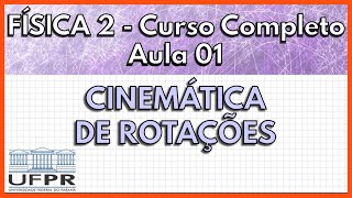 Física 2  Aula 1  Cinemática de Rotações  UFPR 2021 [upl. by Nodlehs911]