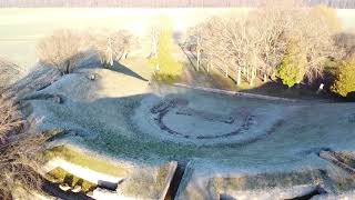 Théatre gallo romain et ses thermes en picardie vues drone [upl. by Euqcaj]