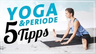 Yoga amp Periode  Die 5 besten Tipps  Sind Umkehrhaltungen gefährlich [upl. by Silsbye]