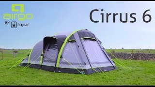 Hi Gear Airgo Cirrus 6 Inflatable 6 Person Tent [upl. by Cori]