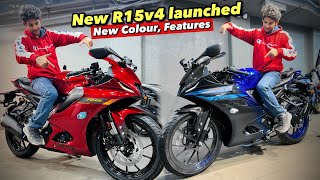 2024 Yamaha R15v4 New Colour Launched With New Features🔥🔥All you Need to Know [upl. by Mireielle]