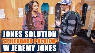 Jeremy Jones Talks about the Jones Solution Splitboard [upl. by Guimond]