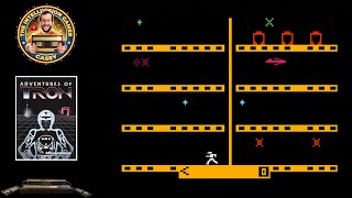 Intellivision Adventures of Tron  Homebrew Game on Original Hardware [upl. by Ynattirb6]