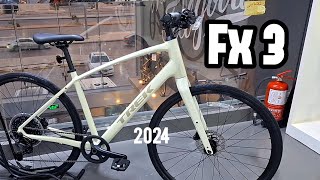 Trek FX 3 Hybrid Bike 2024 [upl. by Ellerrehc]