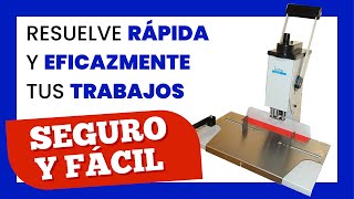 ⭐ Taladro de papel eléctrico de BASE MÓVIL de una broca Locher E 310 [upl. by Waligore]