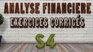 analyse financière exercices corrigés mas3oudi S4 session normale [upl. by Yedsnil]